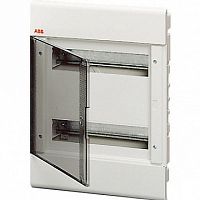 Распределительный шкаф EUROPA 24 мод., IP40, встраиваемый, термопласт, прозрачная дверь |  код. 1SL2063A00 |  ABB